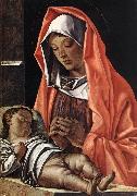 BONSIGNORI, Francesco Virgin with Child fh oil on canvas